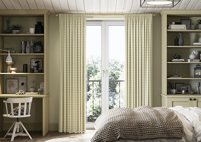 Orla Kiely Linear Stem, Natural - Made to Measure Curtains - Image 3